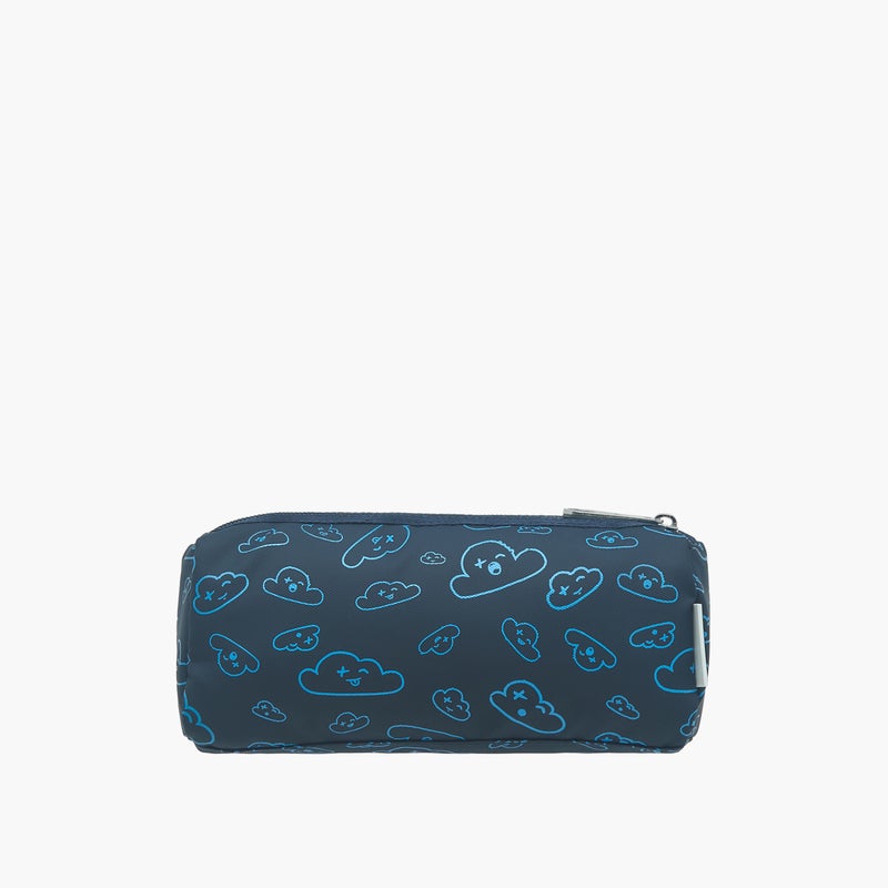 light_and_nine Pouch-With Jibbitz-1 Cmprt With Zipper Closure- (Eva) Blue \ 22X7X14 - Image 3